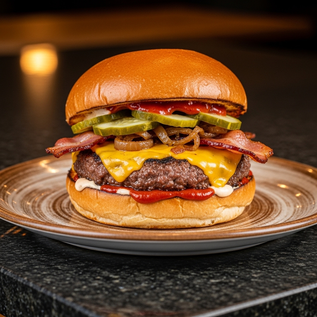 Fireball Fridays Street-Style Burger