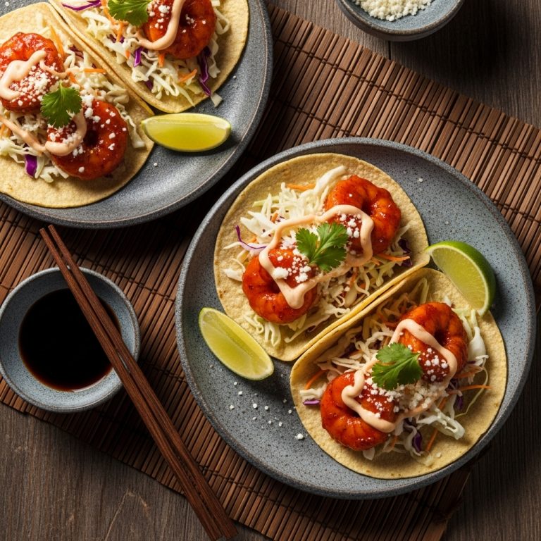 Fireball Shrimp Street Tacos