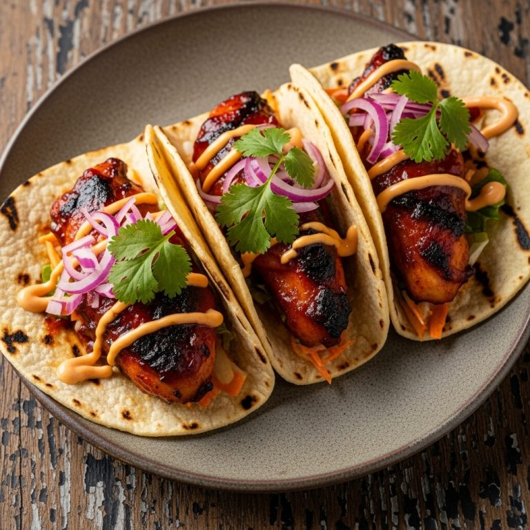 Firecracker BBQ Chicken Tacos