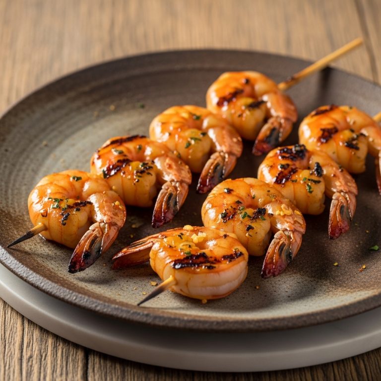 Firecracker BBQ Smokehouse Shrimp Skewers