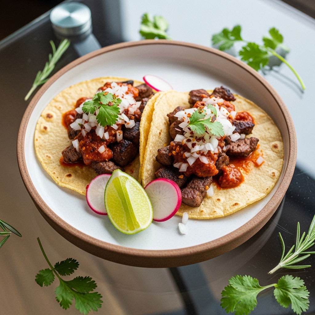 Firecracker Carne Asada Tacos