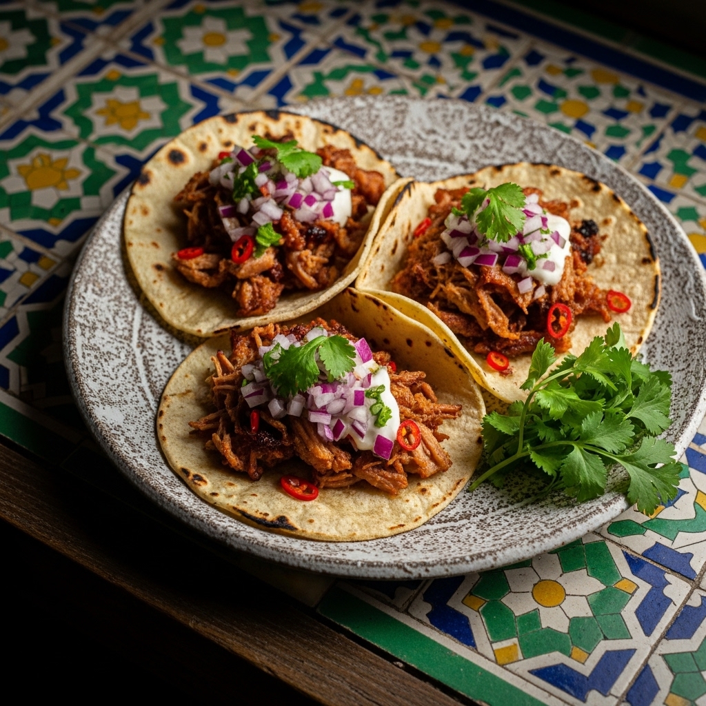 Firecracker Carnitas Street Tacos