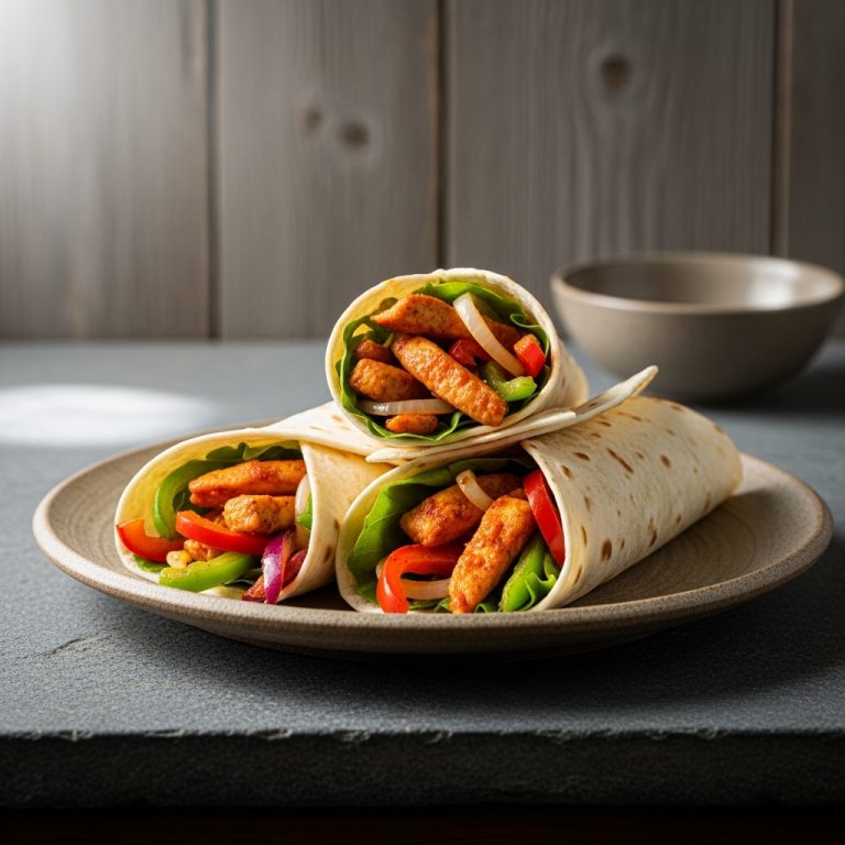 Firecracker Chicken Fajita Wraps