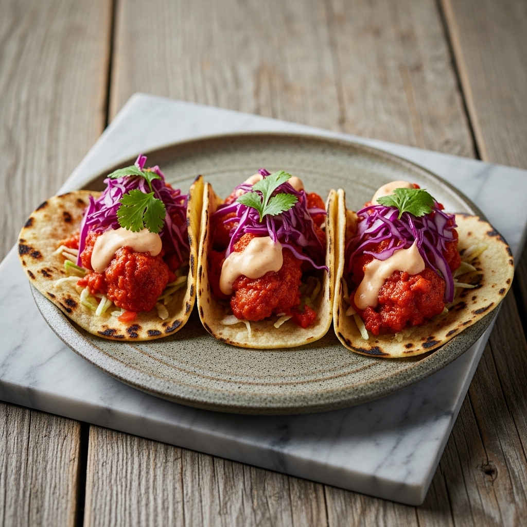 Firecracker Chicken Street Tacos