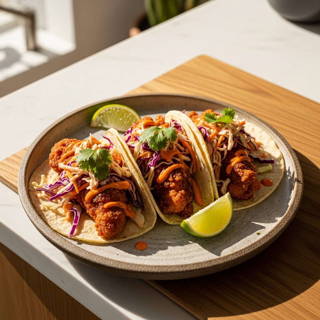 Firecracker Chicken Tacos