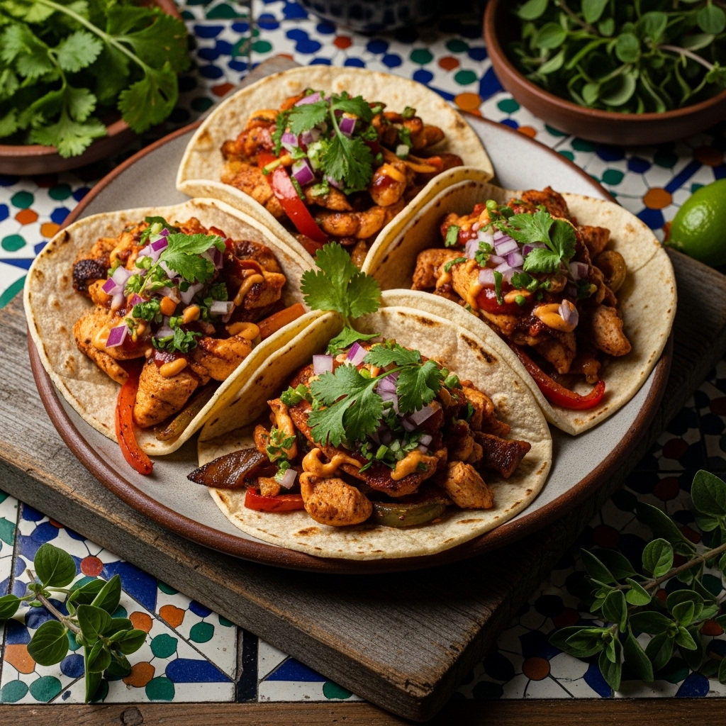 Firecracker Fajita Street Tacos