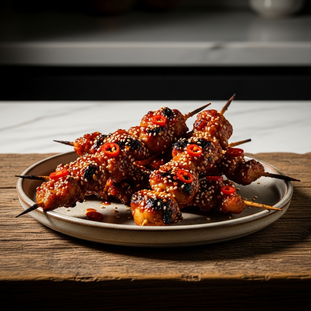 Firecracker Festive Chicken Skewers