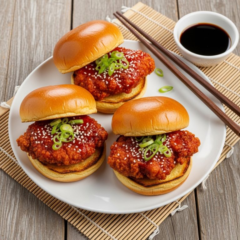 Firecracker Fried Chicken Sliders
