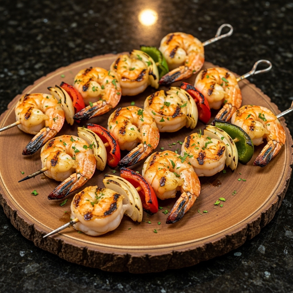Firecracker Grilled Shrimp Skewers
