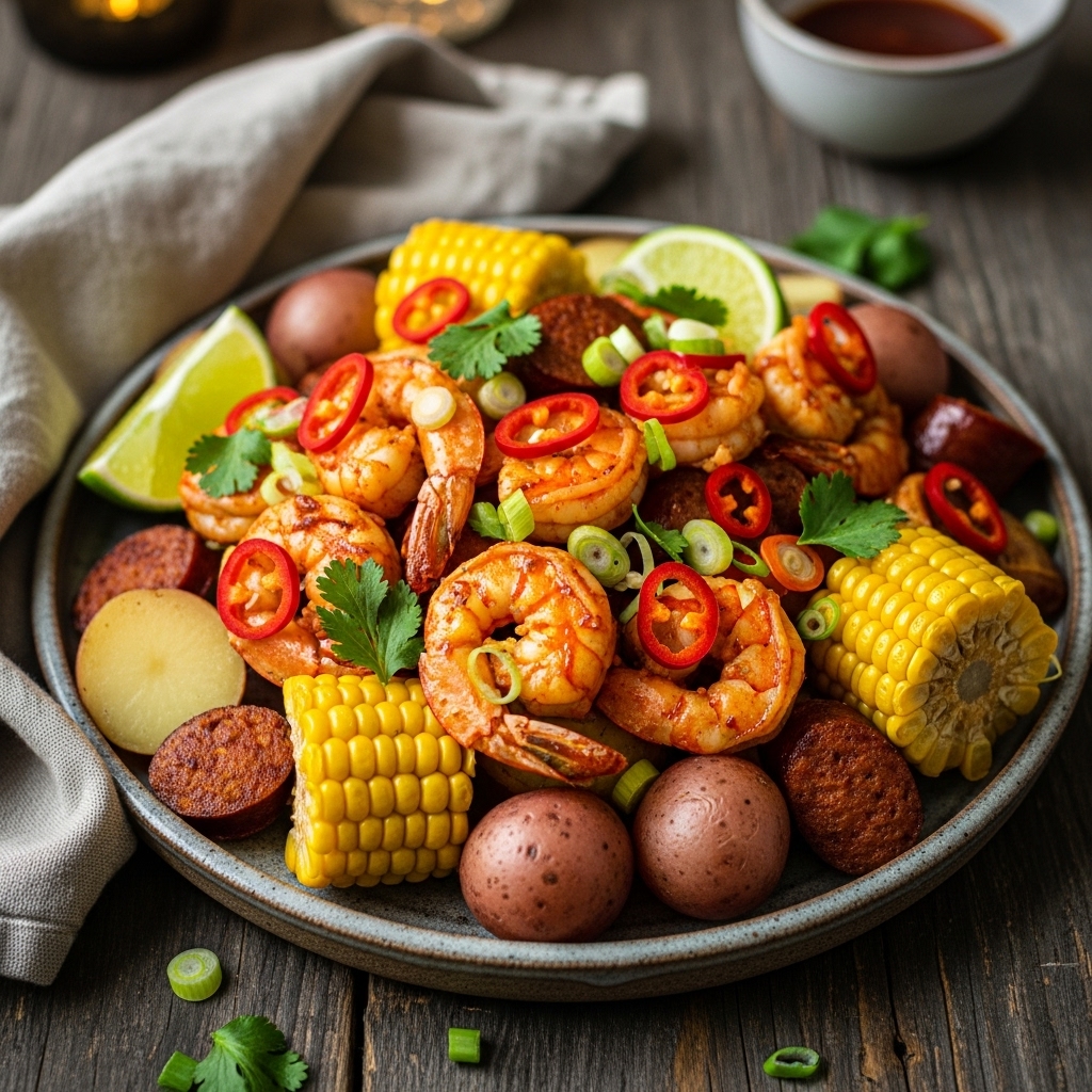 Firecracker Shrimp Boil Dinner