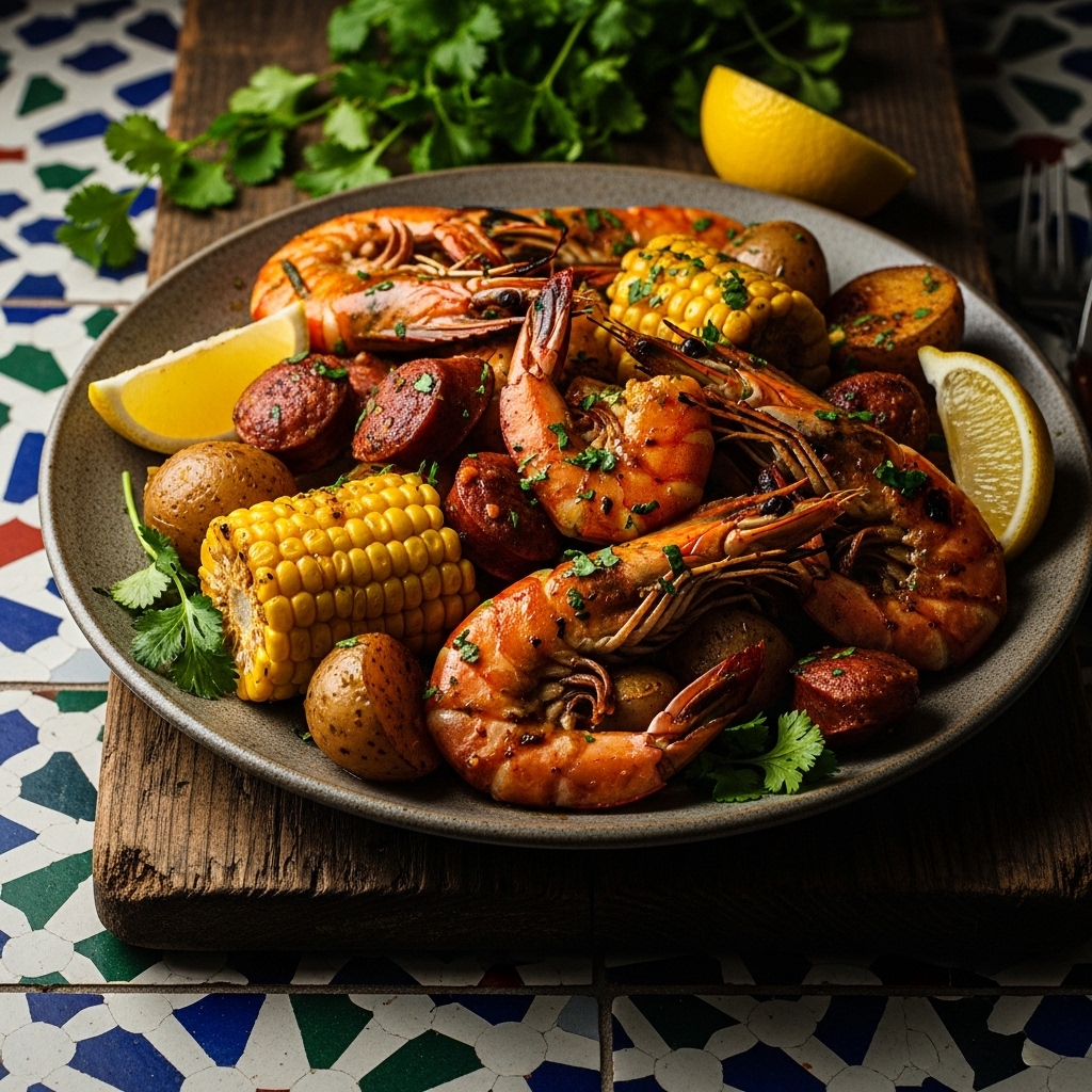 Firecracker Shrimp Boil Grill Snack