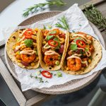 “Firecracker Shrimp Boil Street Tacos”