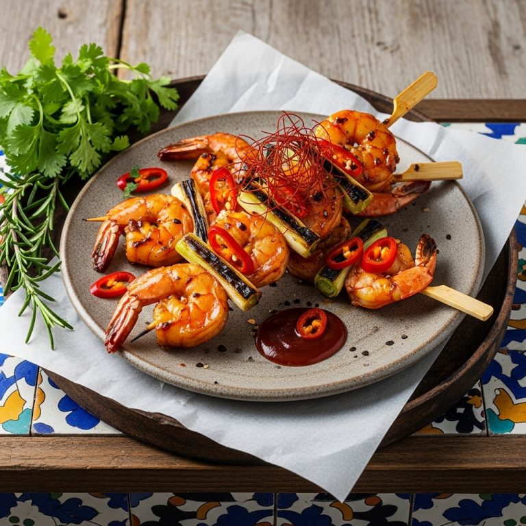Firecracker Shrimp Skewers: A Smoky BBQ Smokehouse Delight