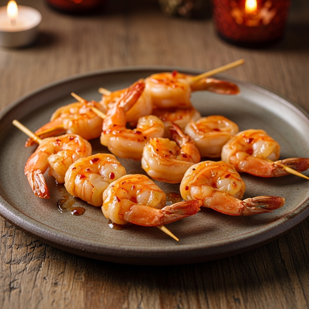 Firecracker Shrimp Skewers