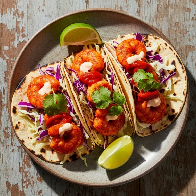 Firecracker Shrimp Street Tacos