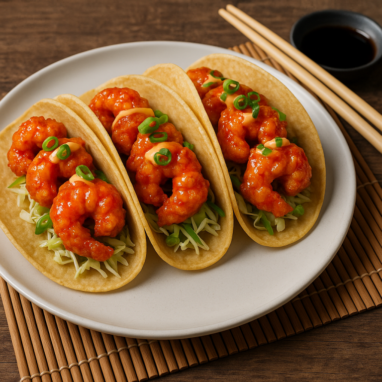 Firecracker Shrimp Tacos – A Street Food Rebel’s Twist on a Famous Restaurant Classic