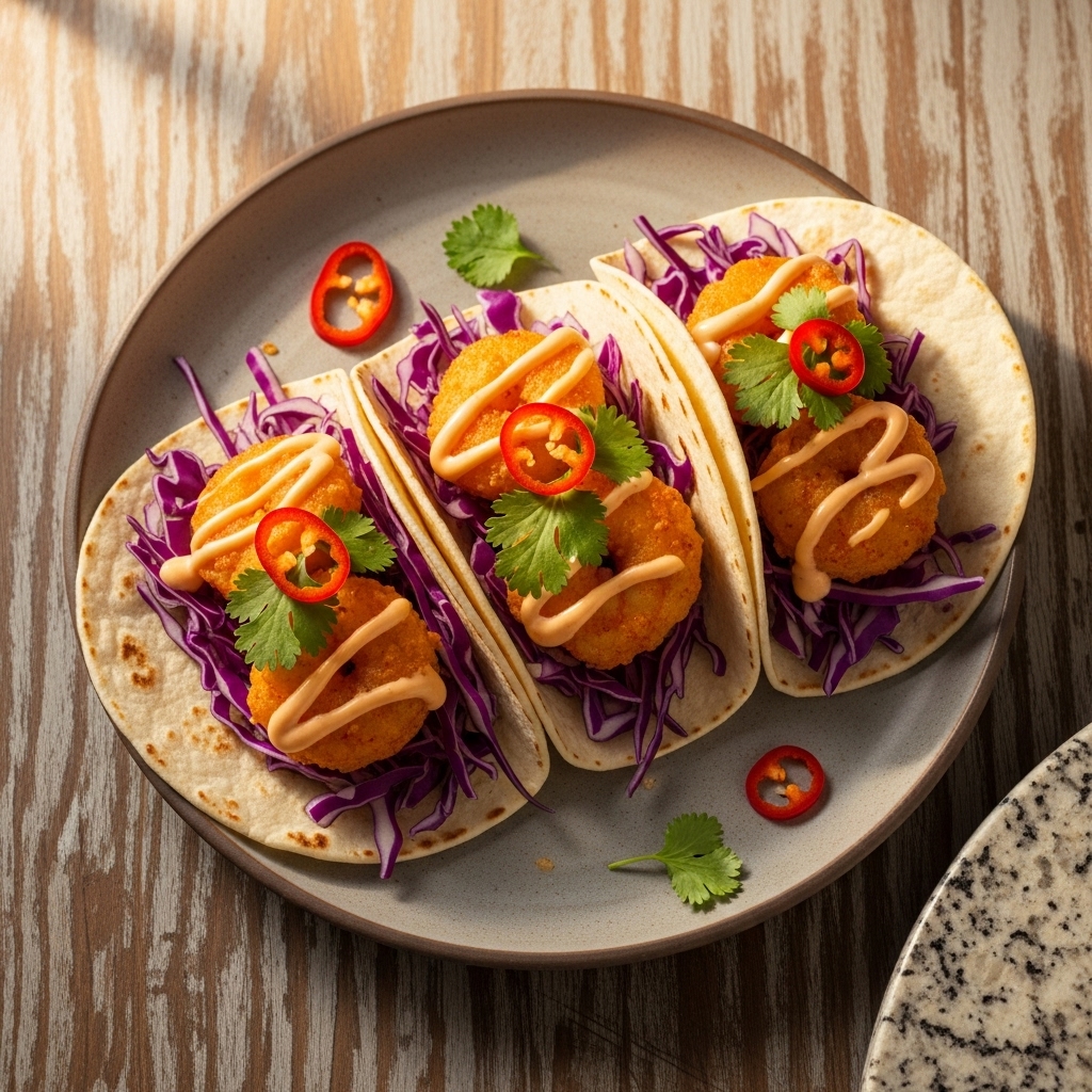 Firecracker Shrimp Tacos