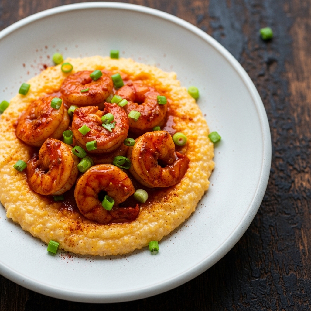 Firecracker Southern Shrimp & Cheesy Grits