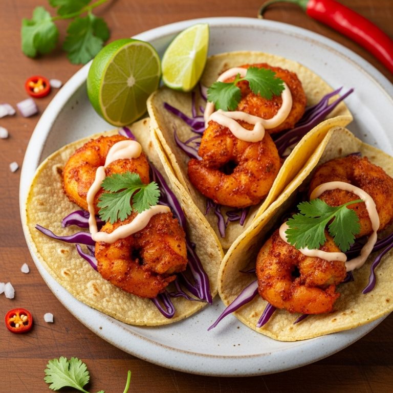 Firecracker Street Food Shrimp Tacos