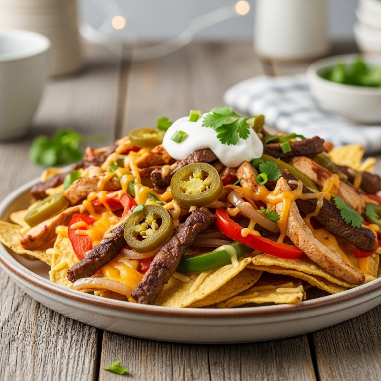 Firecracker Tex-Mex Fajita Nachos