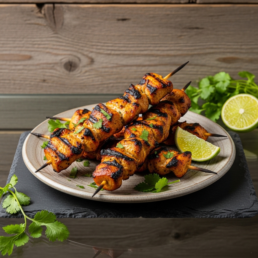 Flame-Grilled Street Food Magic – Zesty Lime Chicken Skewers