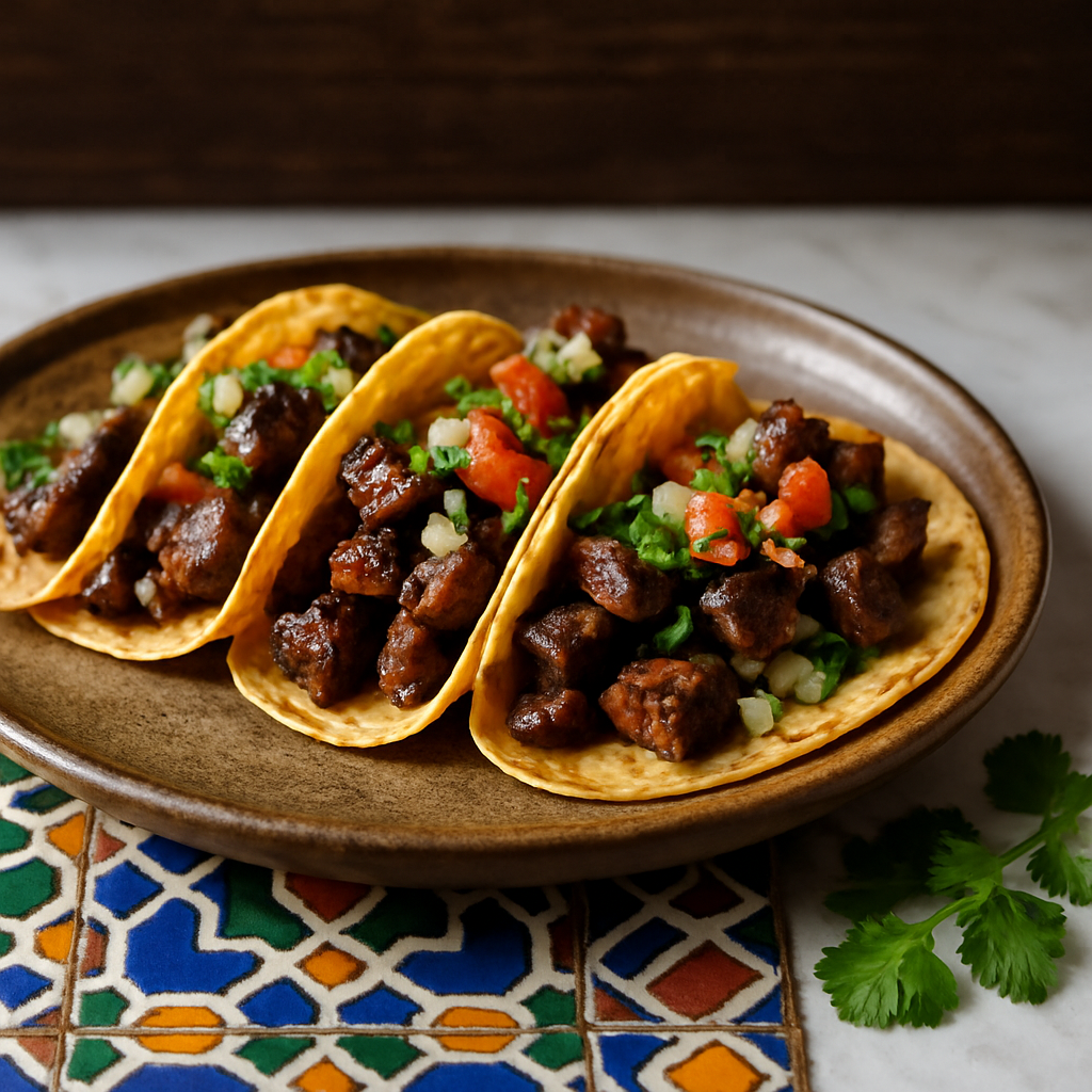 Flame-Kissed Carne Asada Tacos
