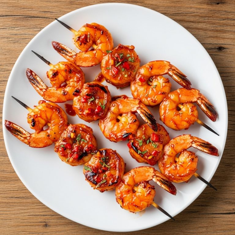 Flamin’ Firecracker Shrimp Skewers
