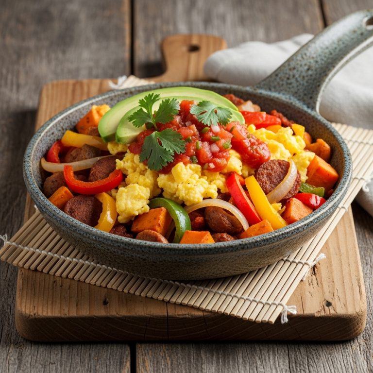 Flavorsome Tex-Mex Breakfast Skillet for Paleo Lovers: A Sensory Feast