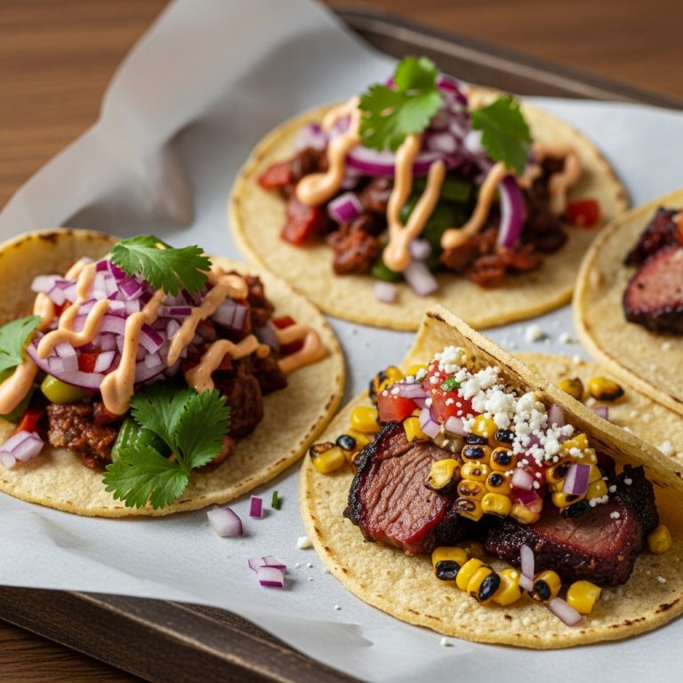 Food Truck Favorite Lunch: BBQ Street-Fusion Tacos