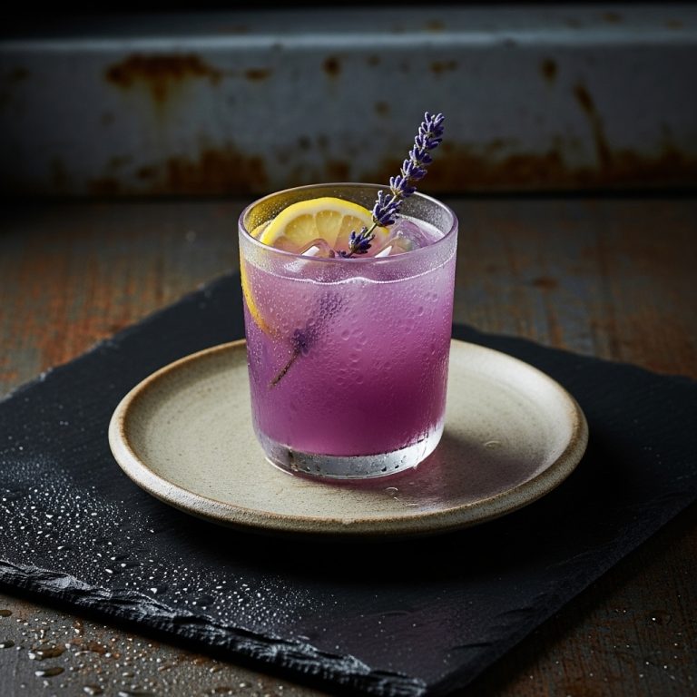 Enchanted Lavender and Lemon Frozen Delight