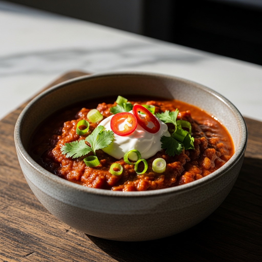 Game Day Lunch: Firecracker Tailgate Chili