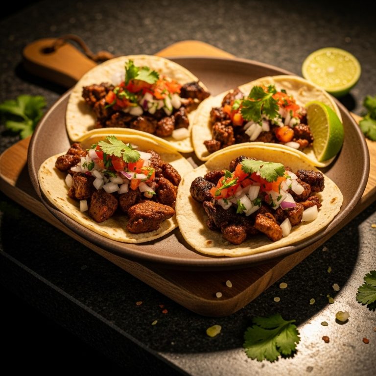 Game Day Street Tacos with Fire-Roasted Salsa