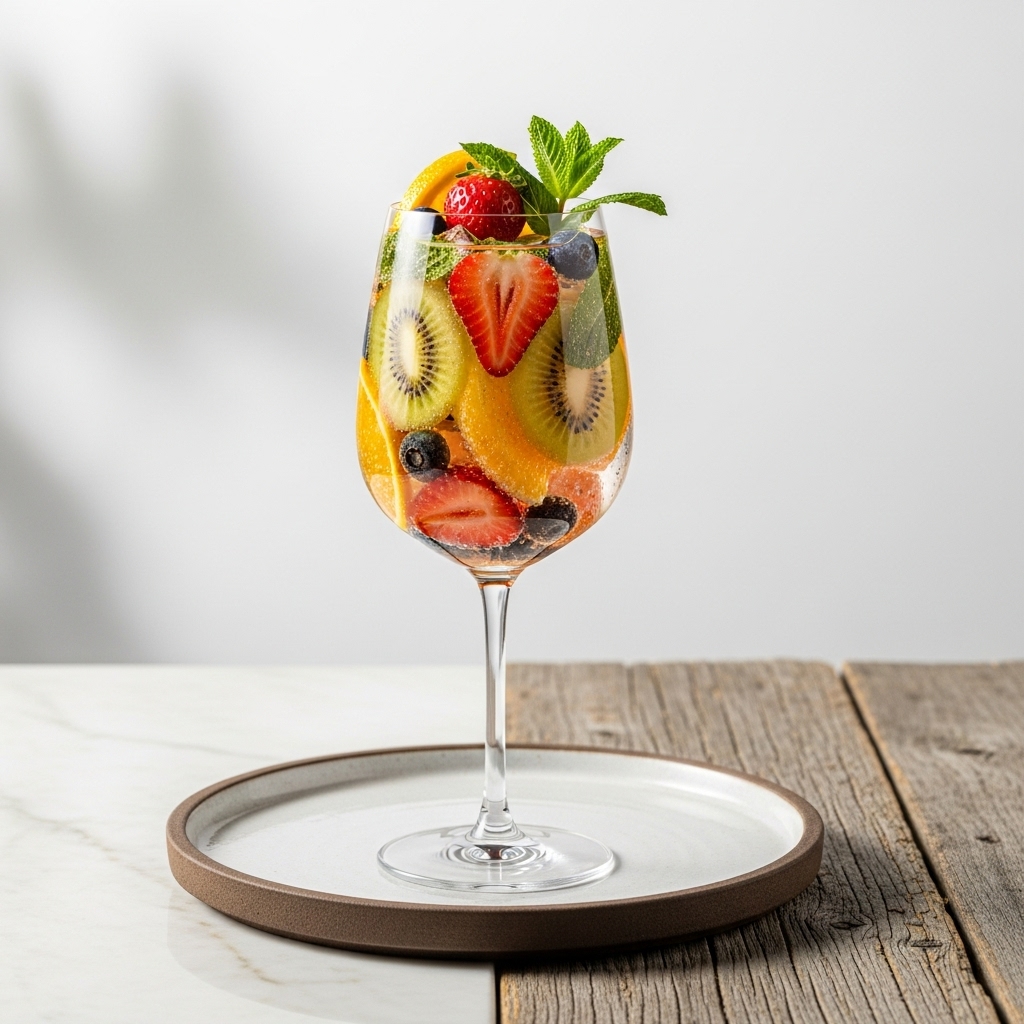 Garden-Fresh Fruit Spritzer
