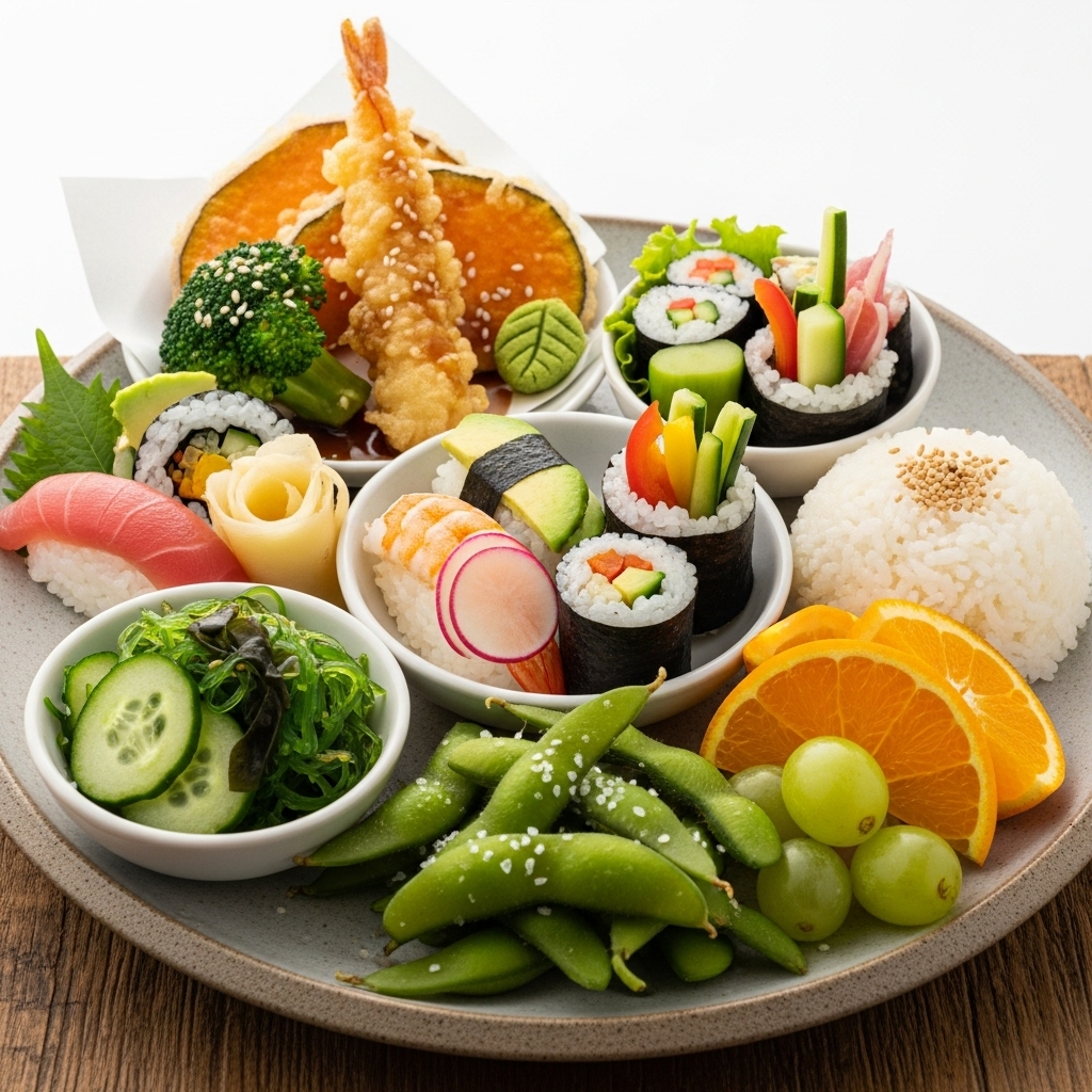 Garden-Fresh Japanese Vegetarian Bento Box