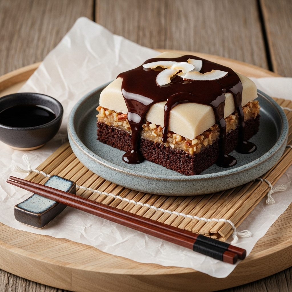 German Chocolate Marzipan Delight