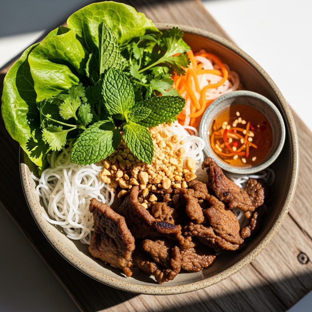 Glowing Morning Sunshine Vietnamese Lunch Bowl