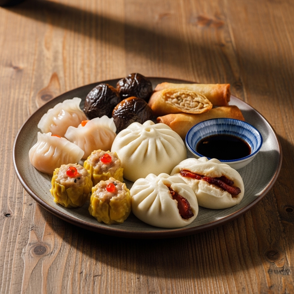 Gluten-Free Chinese Breakfast Feast: Delectable Dim Sum Delights