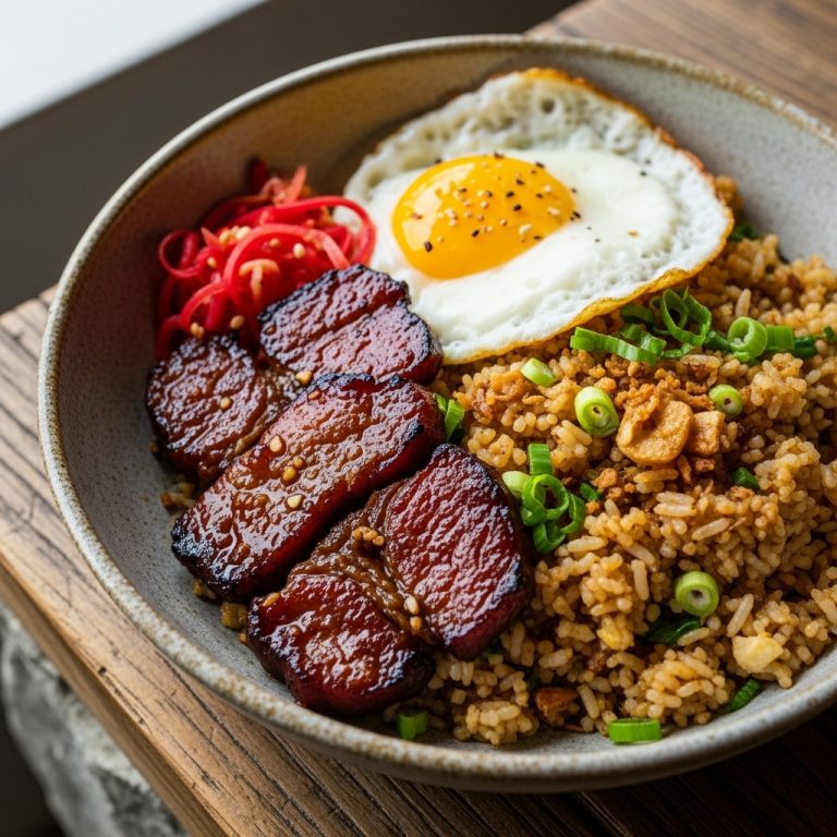 Gluten-Free Filipino Brunch: Tocino & Garlic Fried Rice Bowl
