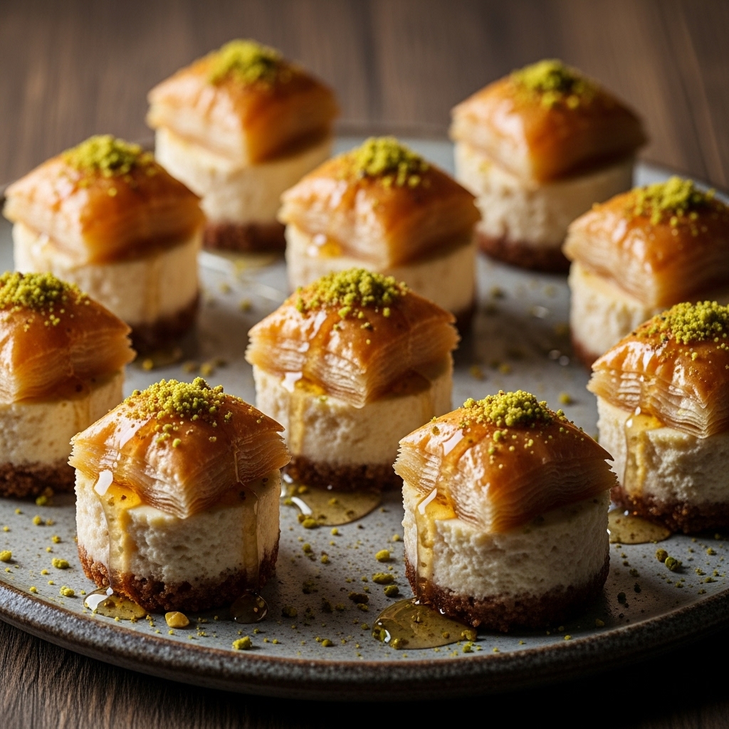 Gluten-Free Greek Baklava Cheesecake Bites – A Culinary Masterpiece
