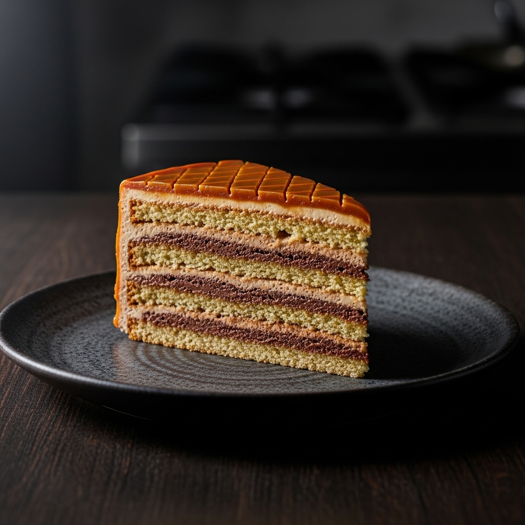 Gluten-Free Hungarian Dobos Torte – A Cinematic Masterpiece of Layered Delight