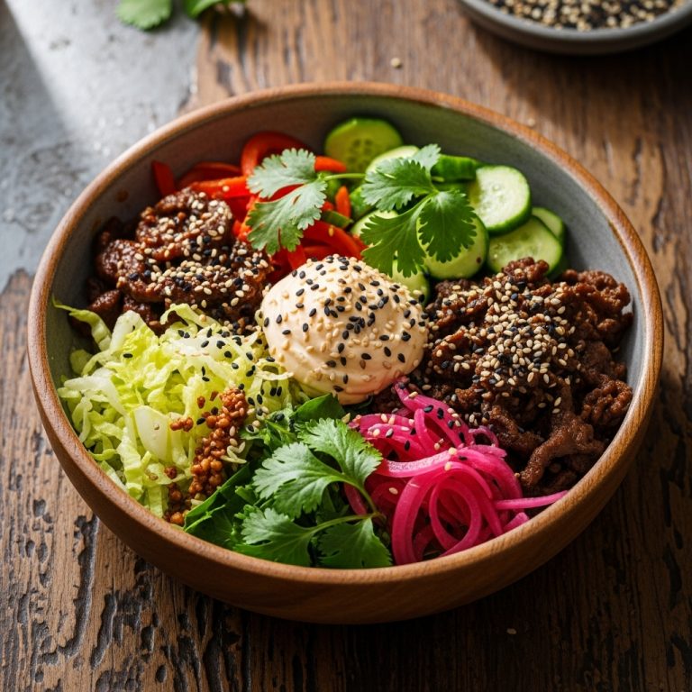 Gluten-Free Korean Bulgogi Taco Bowls: A Fusion of Flavors