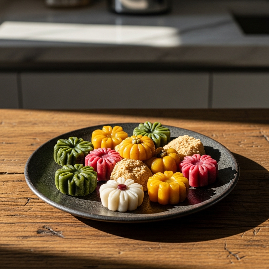 Gluten-Free Korean Mochi Rice Cake Dessert (Dasik)