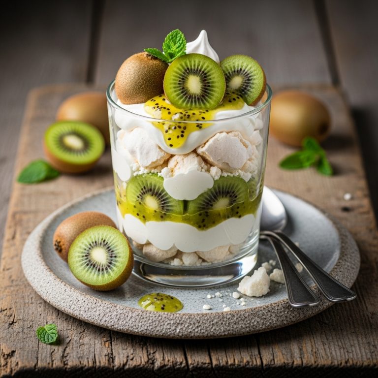 Gluten-Free New Zealand Kiwiberry Pavlova Parfait