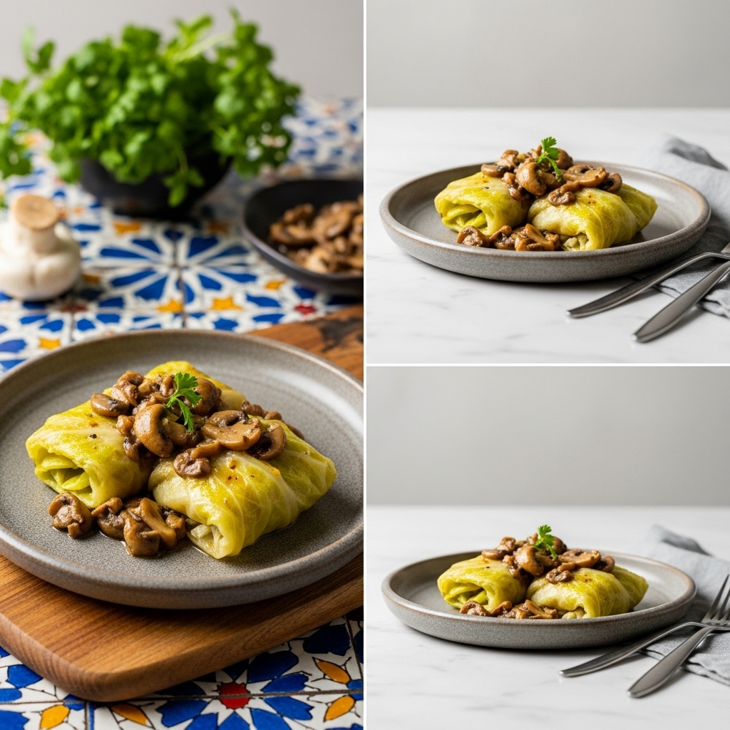 Gluten-Free Russian Stuffed Cabbage Rolls with Mushroom Sauce: A Classic Comfort Food for the Modern Palate