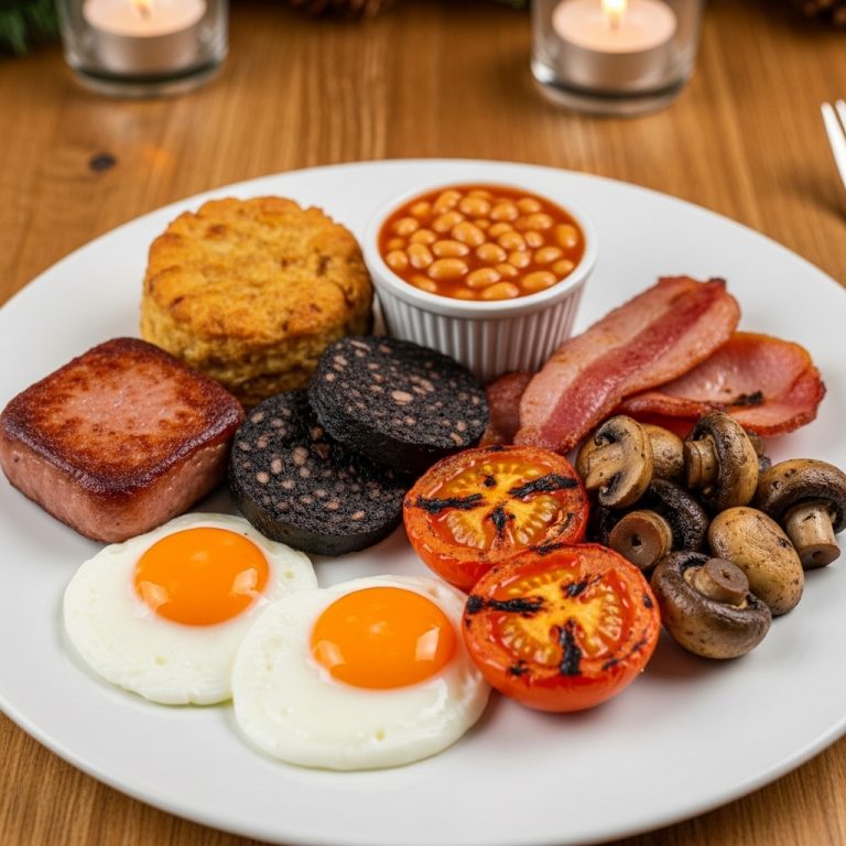 Gluten-Free Scottish Breakfast: A Sensory Feast for the Eyes and Palate