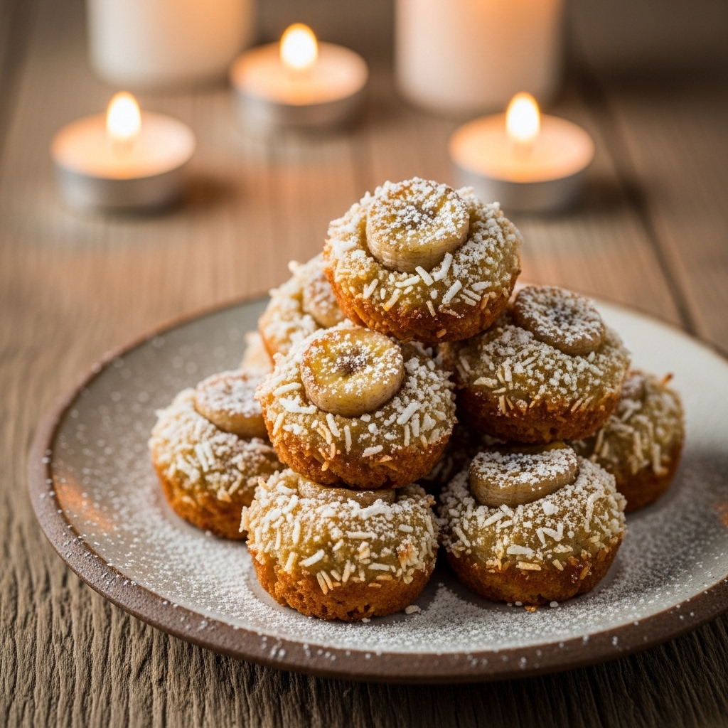 Gluten-Free Tropical Banana & Coconut Bites – A Polynesian Delight