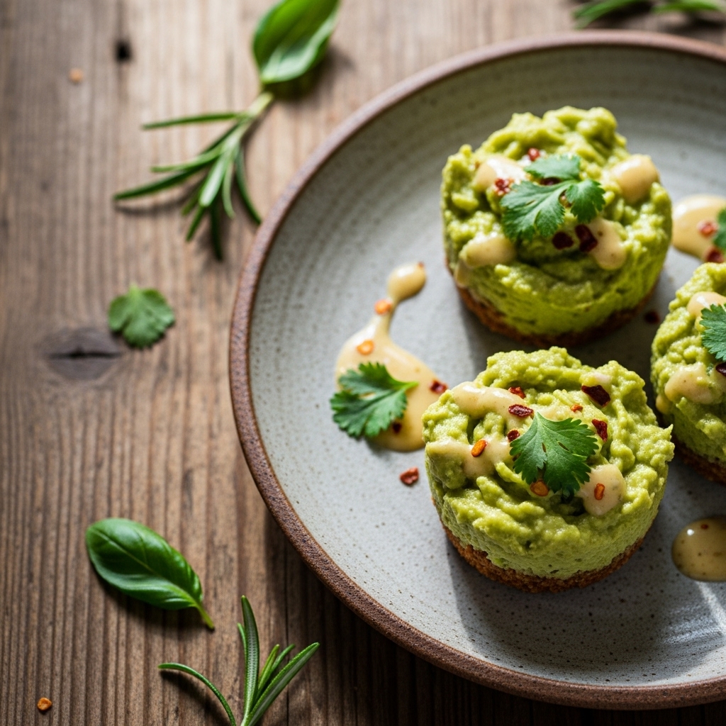 Gluten-Free Venezuelan Guasacaca Cheesecake Bites (Mini Cakes) – A Fresh Taste Adventure