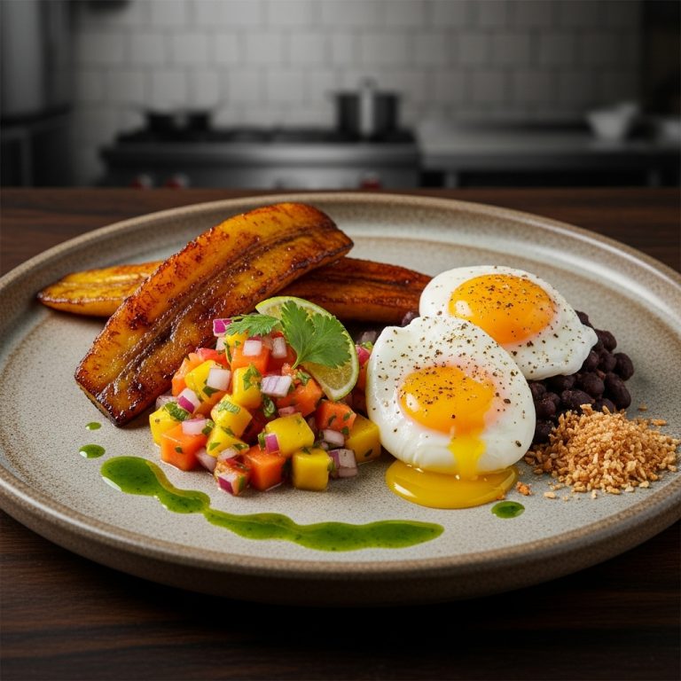 “Gourmet Caribbean Breakfast: Gluten-Free Islander’s Delight – A Michelin Star Experience”