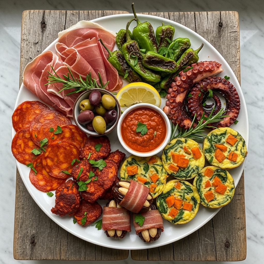 Gourmet Paleo Spanish Tapas Platter for Two