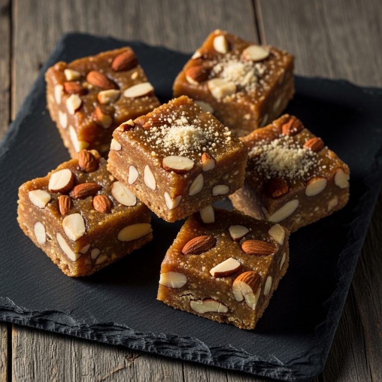 Greek Honey-Almond Keto Fudge Squares